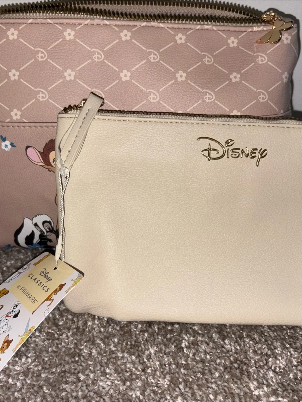 2 in 1 Bambi Cosmetic Bags